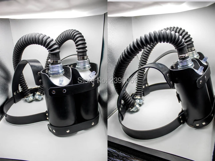 

(RB8101)Top quality latex rubber Backpack with tube for gas mask