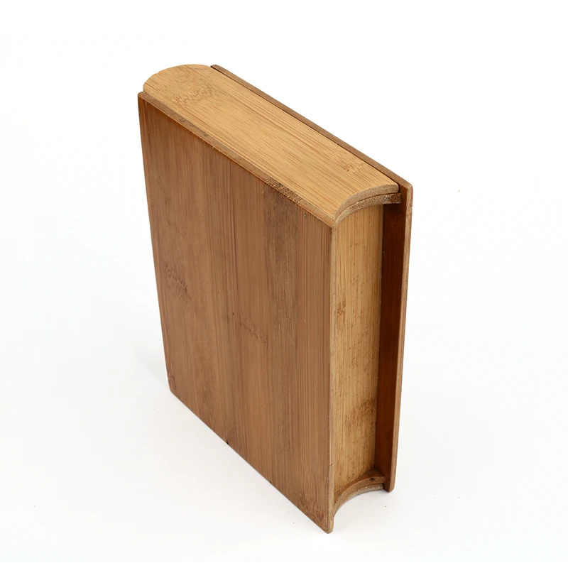 Заказная бамбуковая деревянная шкатулка ретро дизайн книги брелок для хранения Бамбуковая коробка ручной работы деревянный чехол для сокровища классический подарок