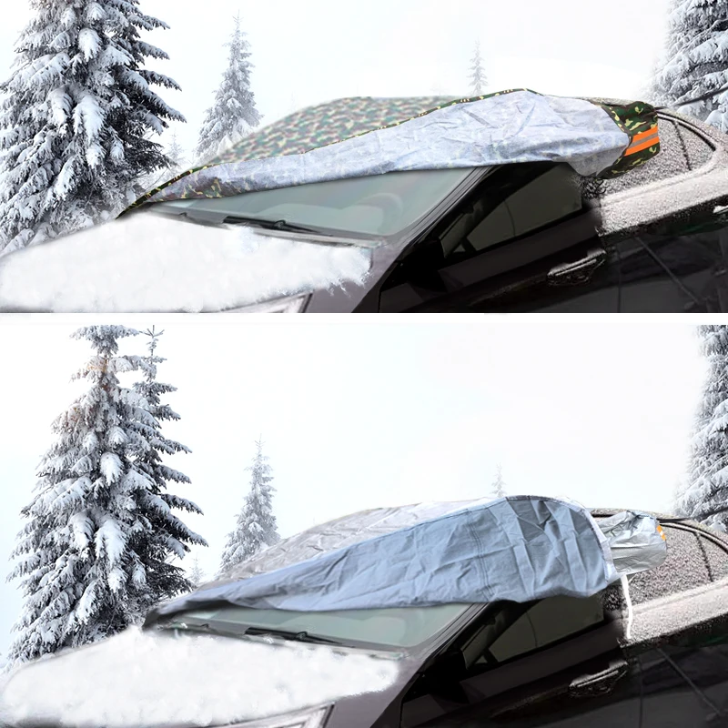 Car Covers Snow Cover Waterproof Half Car Cover Clothing Antifreeze