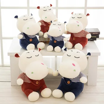 

Lovely Battle Animal Plush Stuffed Cotton Toys Cow Plush Dolls Gift for Kids