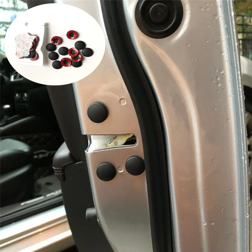 12pcs/Lot Car Door Lock Screw Protector Cover For Volkswagen Touareg Tiguan Polo Passat CC Golf Teramont EOS Scirocco Sharan Fox |
