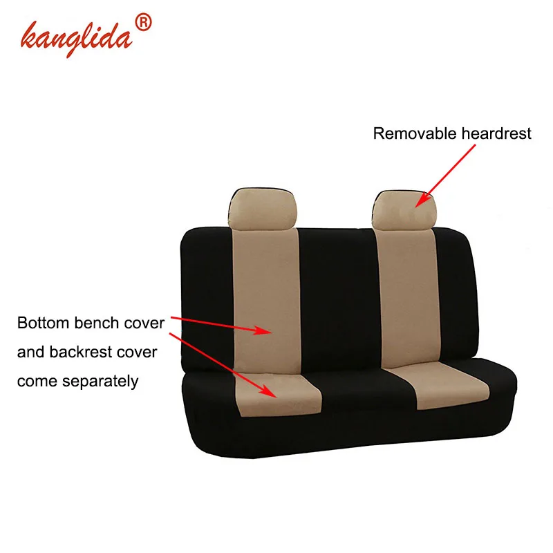 KANGLIDA 9pc Car Seat Cover Full Car Best Car Seat Covers Set for Lada Universal Fit Interior Accessories