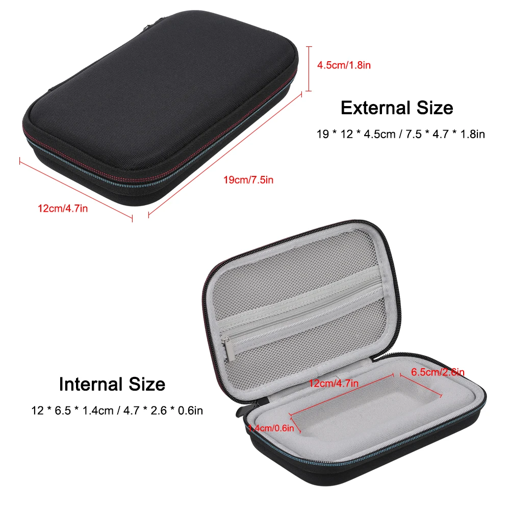 Чехол для переноски жесткого диска, переносная сумка для хранения, ударопрочный жесткий чехол EVA для SSD, чехол для жесткого диска, водостойкий материал EVA