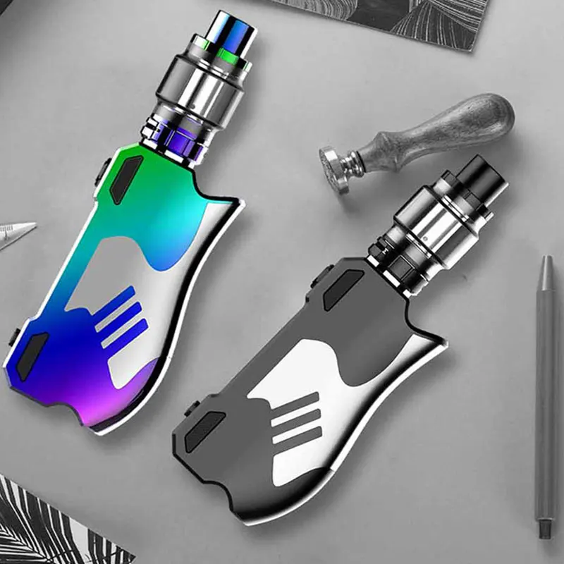 

Lx28 Big smoke vaper 80W Electronic Cigarette kit 2000mah battery 0.5ohm 4.0ml tank e-cigarette Adjustable wattage vape mod box