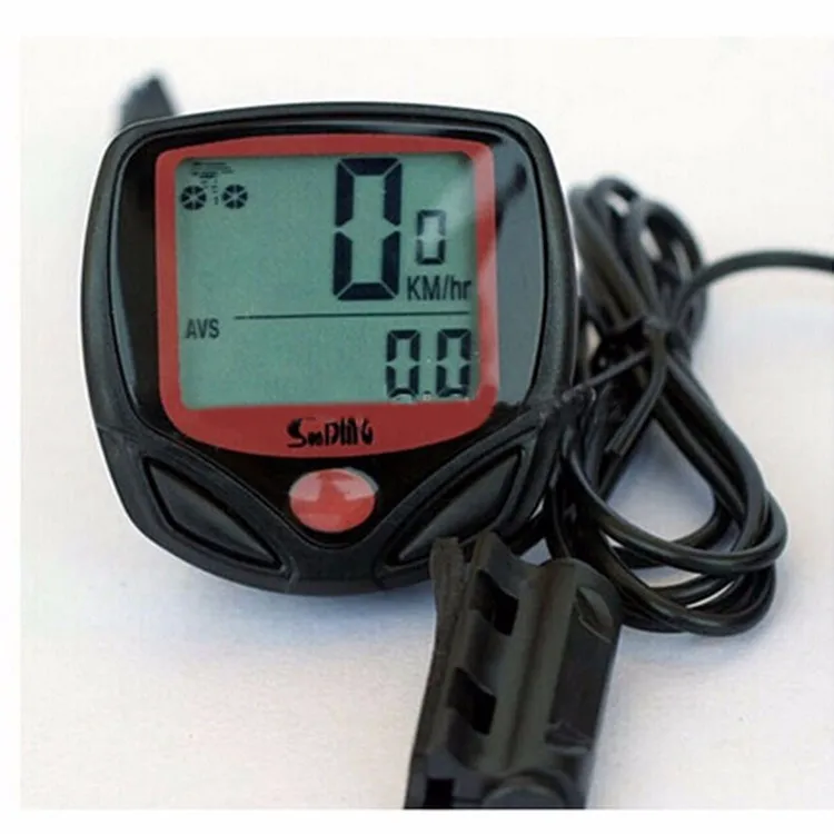 Качественный проводной водонепроницаемый цифровой измеритель скорости, цифровой LCD велосипедный спидометр пробега
