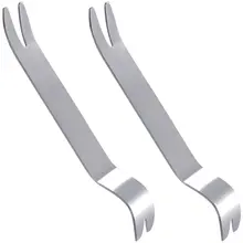 1 шт. автомобильный аудио Dash удаление из нержавеющей стали инструмент для поддевания Серебряный тон " Длина