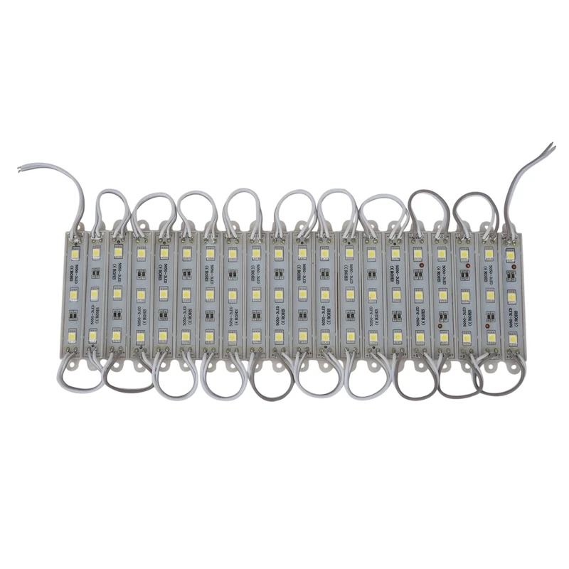 1*20pcs 5050 SMD 3 LED Module Strip String Light Waterproof DC 12V cool white | Освещение