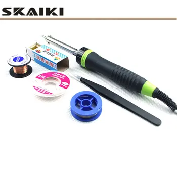 

Free Shipping Soldering Iron 220V 30W 40W60W Mini Handle Heat Pencil Solder Station for PC laboratory phone board repair