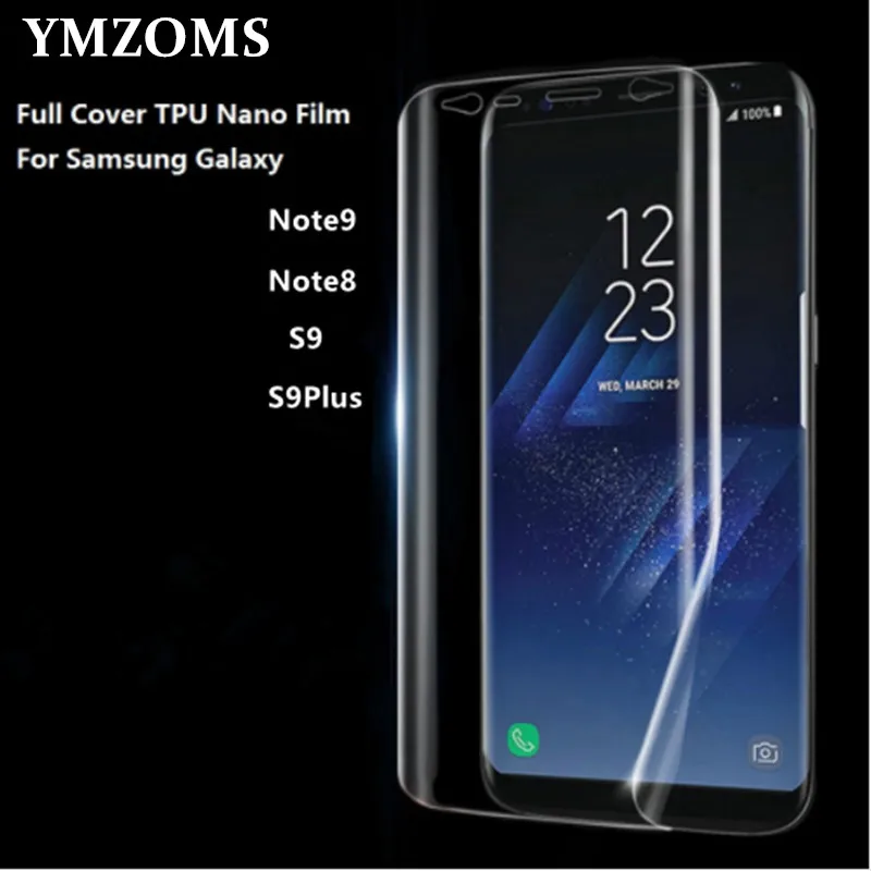 

3D Full Cover Nano Screen Protector Film Foil For Samsung Galaxy Note 9 Note8 S9 Plus S8 Plus (Not Glass) Screen Protection Foil