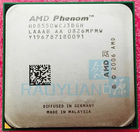 

AMD Phenom X3 8550 Triple Core CPU PROCESSOR 2.2Ghz HD8550WCJ3BGH SOCKET AM2+
