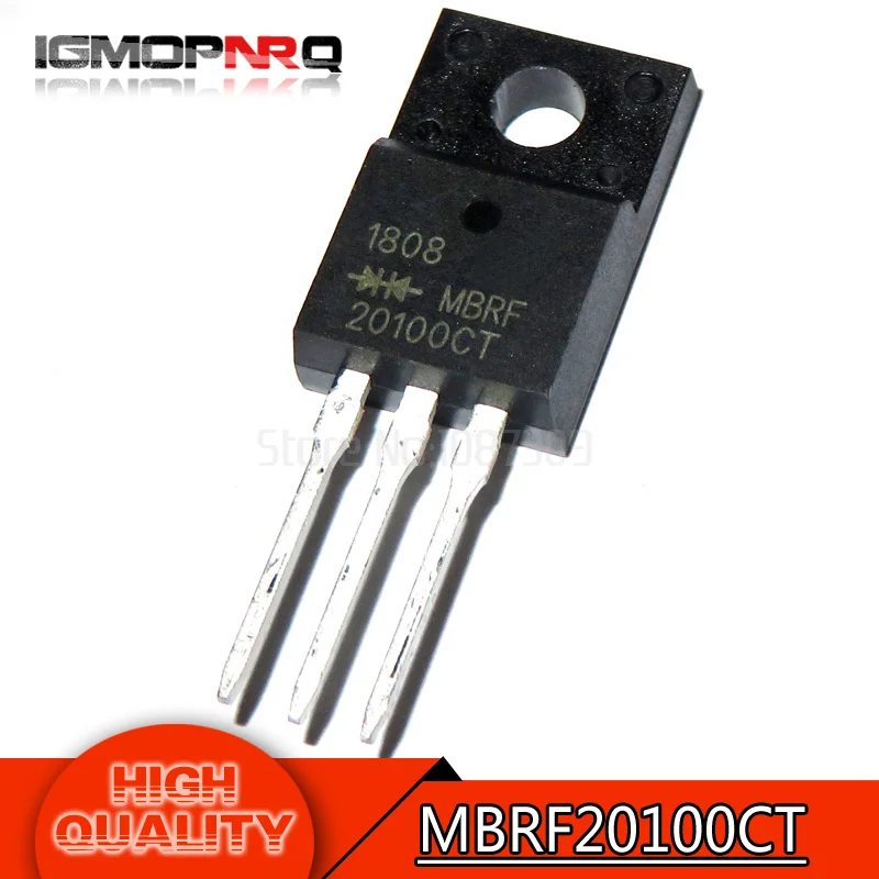 

10pcs free shipping MBRF20100CT 20100CT MBRF20100 Schottky & Rectifiers 20A TO-220F new original