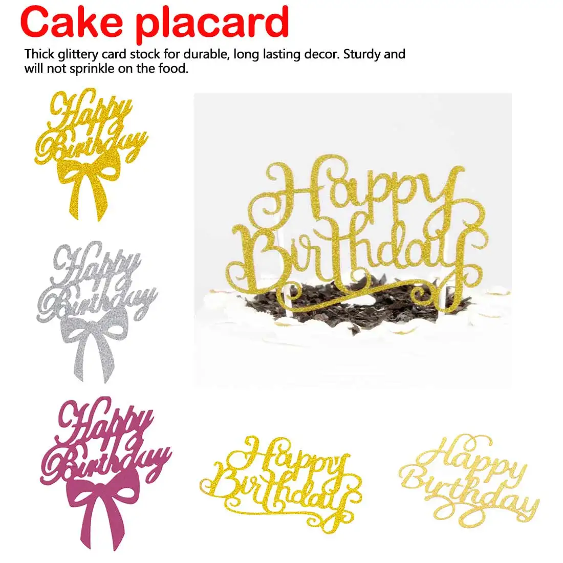 

Cake Flag Cupcake Toppers Birthday Party Decorations Kids Cake Topper Happy Birthday Cupcake Toppers Birthday Party Supplies