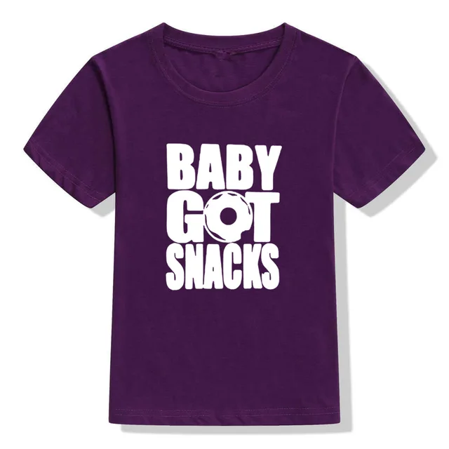Snack So Hard Toddler Shirt Funny Boy Girl Kids Clothing