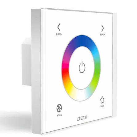 

EX3S; LED RGB touch panel;RF wireless synchronous control;Support DMX512 signal output, can work as DMX master controller