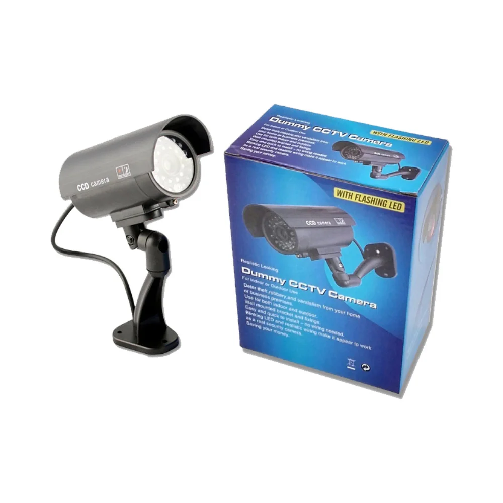 Outdoor-Fake-IP-Camera-wifi-bullet-security-video-Surveillance-dummy-camera-cctv-videcam-Mini-Camera-Black