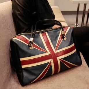 New Fashion Women S British Style Union Jack Uk Flag Leather Handbag New Fashion Women S British Style Union Jack Uk Flag Leather Handbag Shoulder Bag In Stock