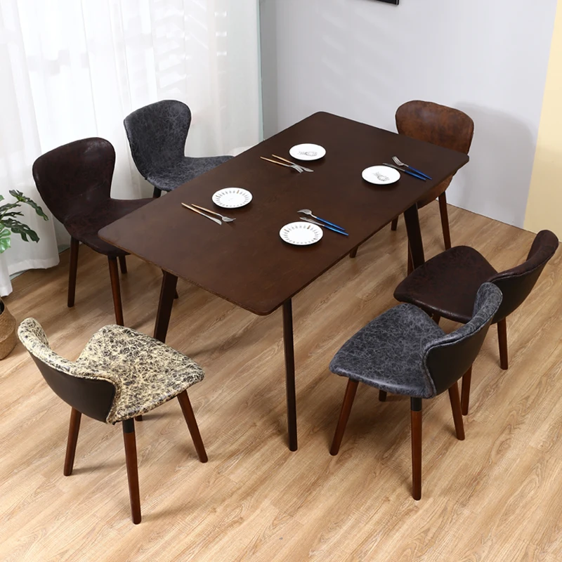 

Nordic Dining Chair Net Red Chair Home Desk Chair Back Nail Salon Ins Dressing Modern Minimalist Solid Wood Chair
