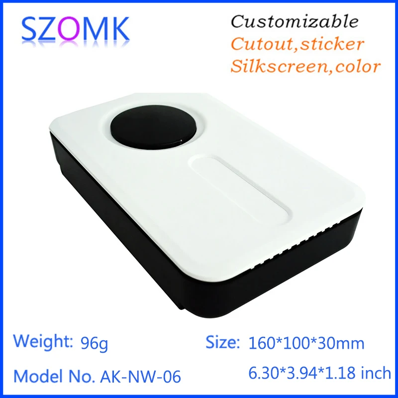 

(1 pc) plastic box case electronic project box wifi router enclosure electronics enclosures for pcb junction box 120*120*25mm