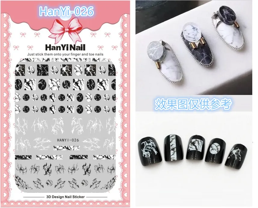 

Fashion Patterns! Nails Art Manicure Back Glue Decal Decorations Design Nail Sticker For Nails Tips Beauty