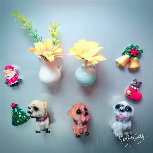 Little mini ceramics vases cute flower vases fridge magnets - Buyers Show 7