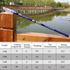 New design blue surf spinning rod carbon telescopic carp fishing rod M power hand pole feeder rock fishing rod ► Photo 3/6