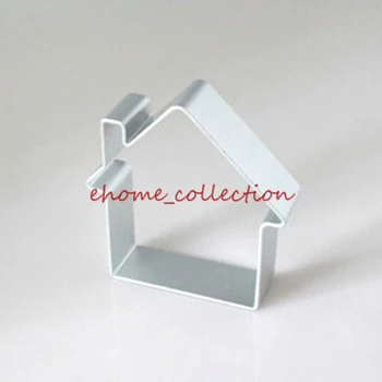 

High Quality 2pcs Stainless Steel Cottage House Shape Cutter Sugar Craft Cookie Bakeware Biscuit Candies Cake Baking Tools