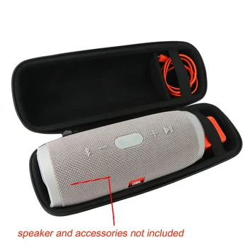 

Travel Protective Wireless Bluetooth Speakers Cases For for JBL charge 3 charge3 Extra Space For Plug&Cables Storage Zipper Bags