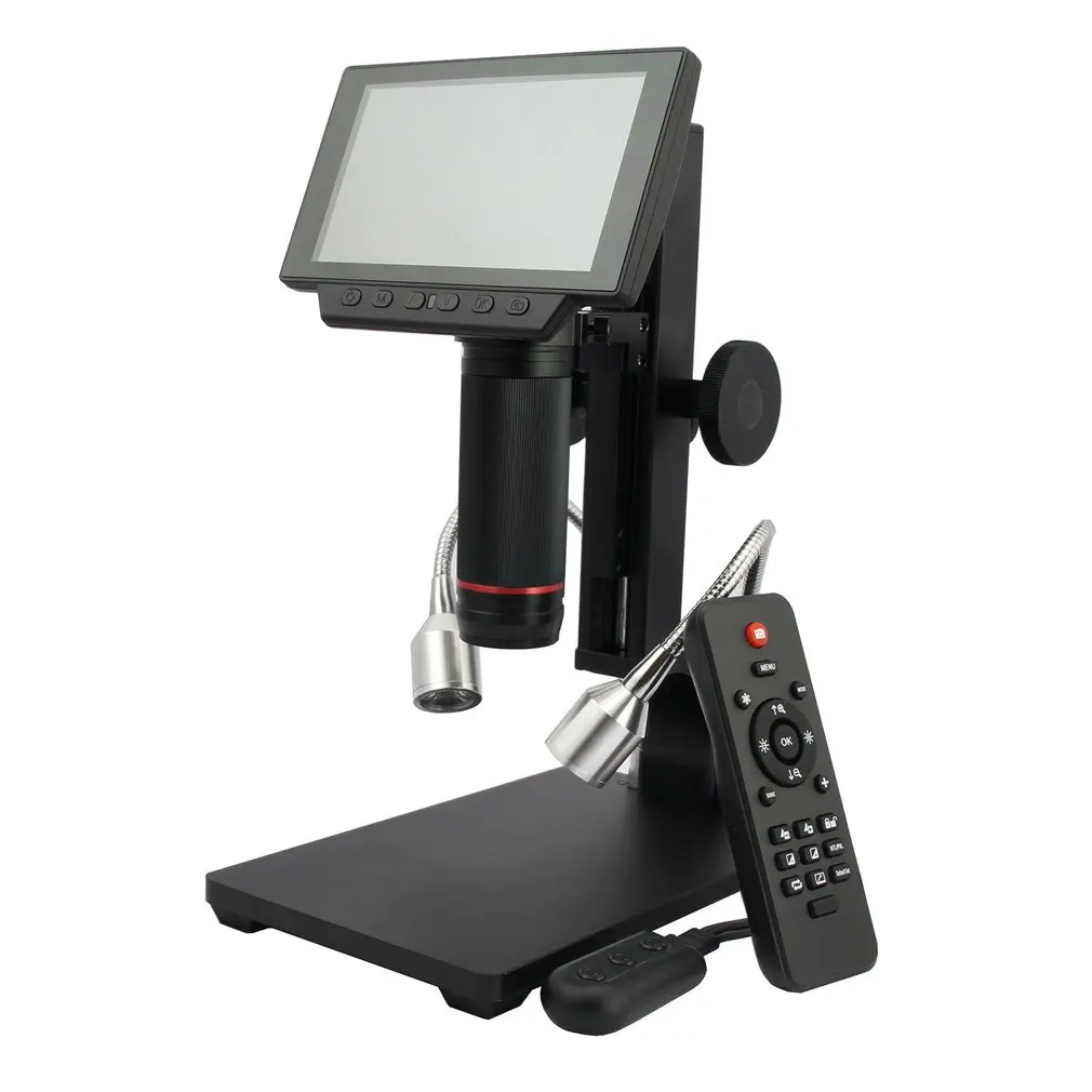 

ADSM302 5-inch Digital LCD HDMI Microscope 3MP Video Recording Magnifier for PCB Repairing with IR Remote Controller