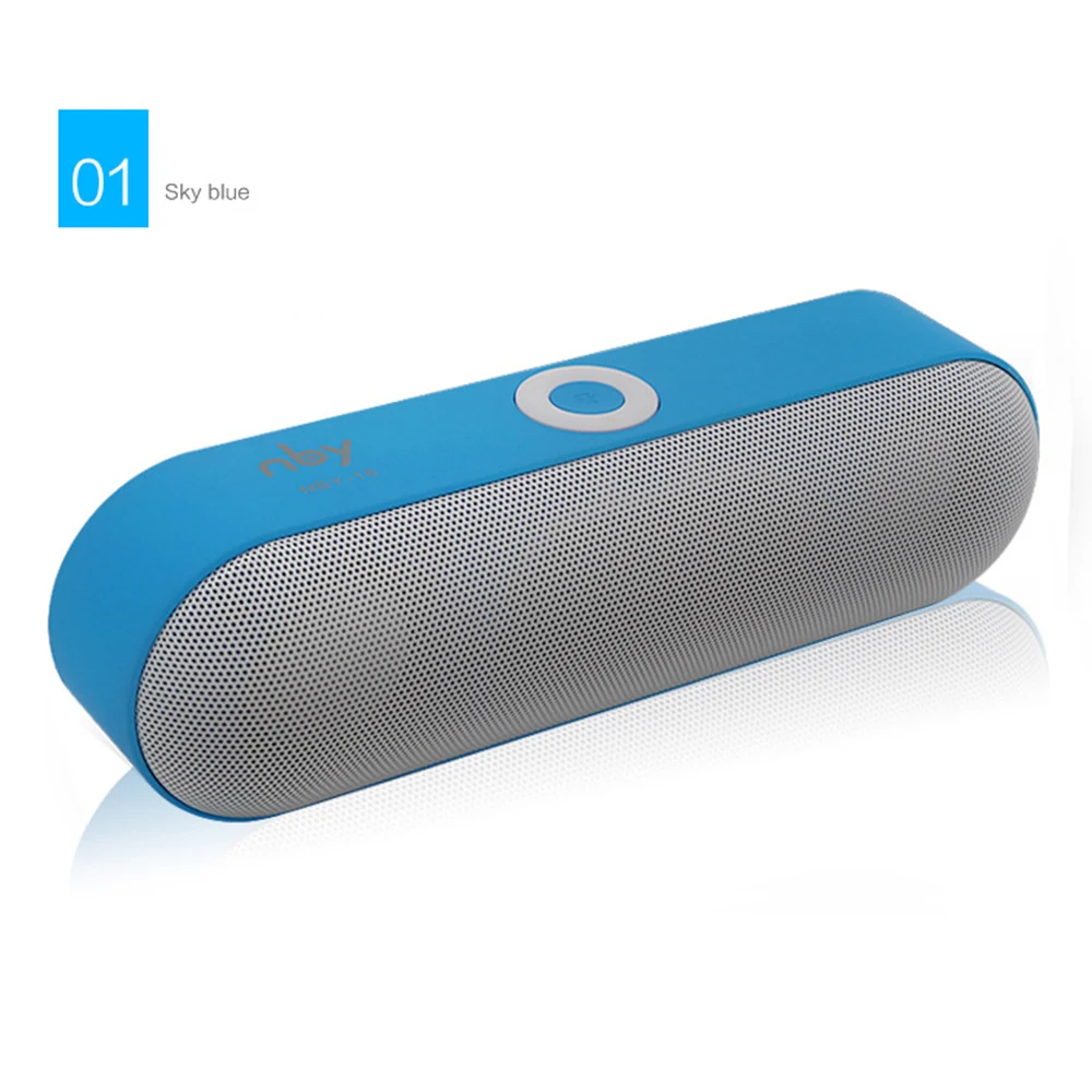 

2018 NBY-18 Mini Bluetooth Speaker Portable Wireless Speaker Sound System 3D Stereo Music Surround Support Bluetooth,TF AUX USB