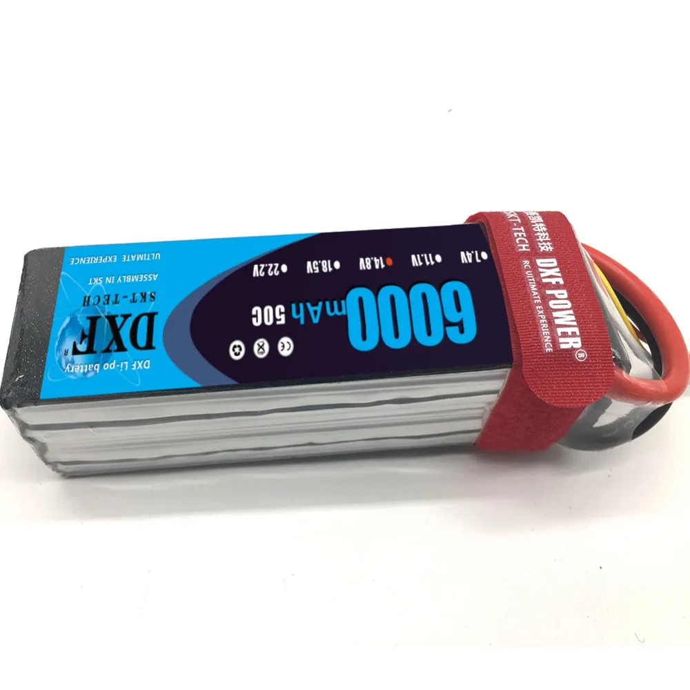 Аккумулятор DXF 14 8 в 6000 мАч 50C аккумулятор литий полимерный для радиоуправляемых