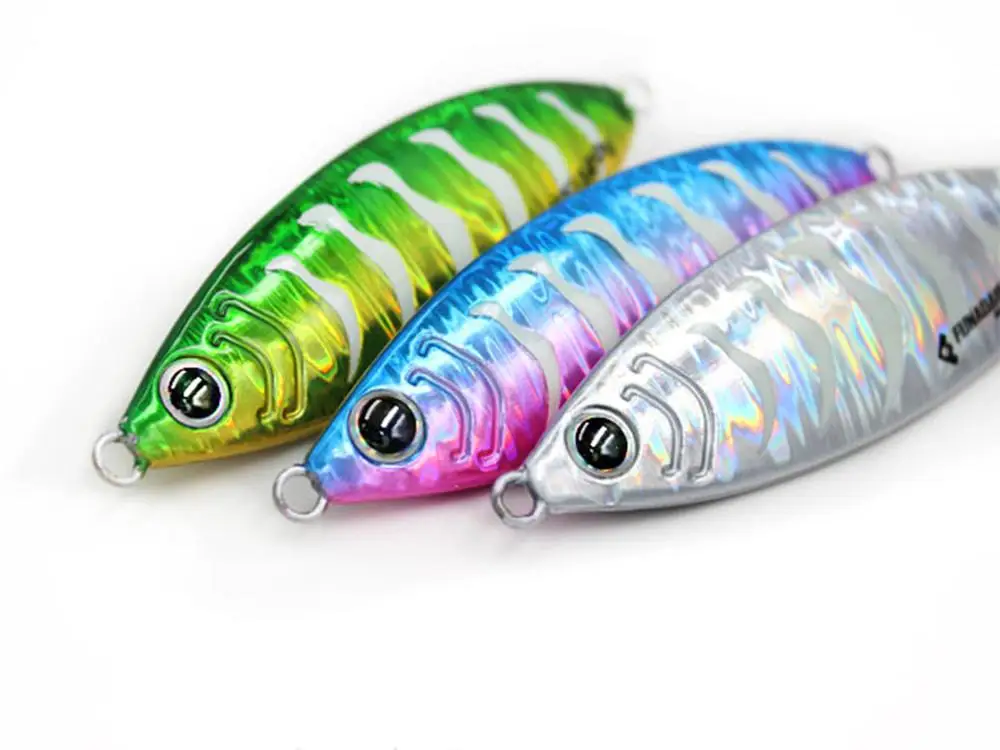 5pcs Slow Zebra Metal Jig Deep Sea Fishing Jigging Glow Spoon Lure Baits 40 600g Baits Lures Flies Sporting Goods
