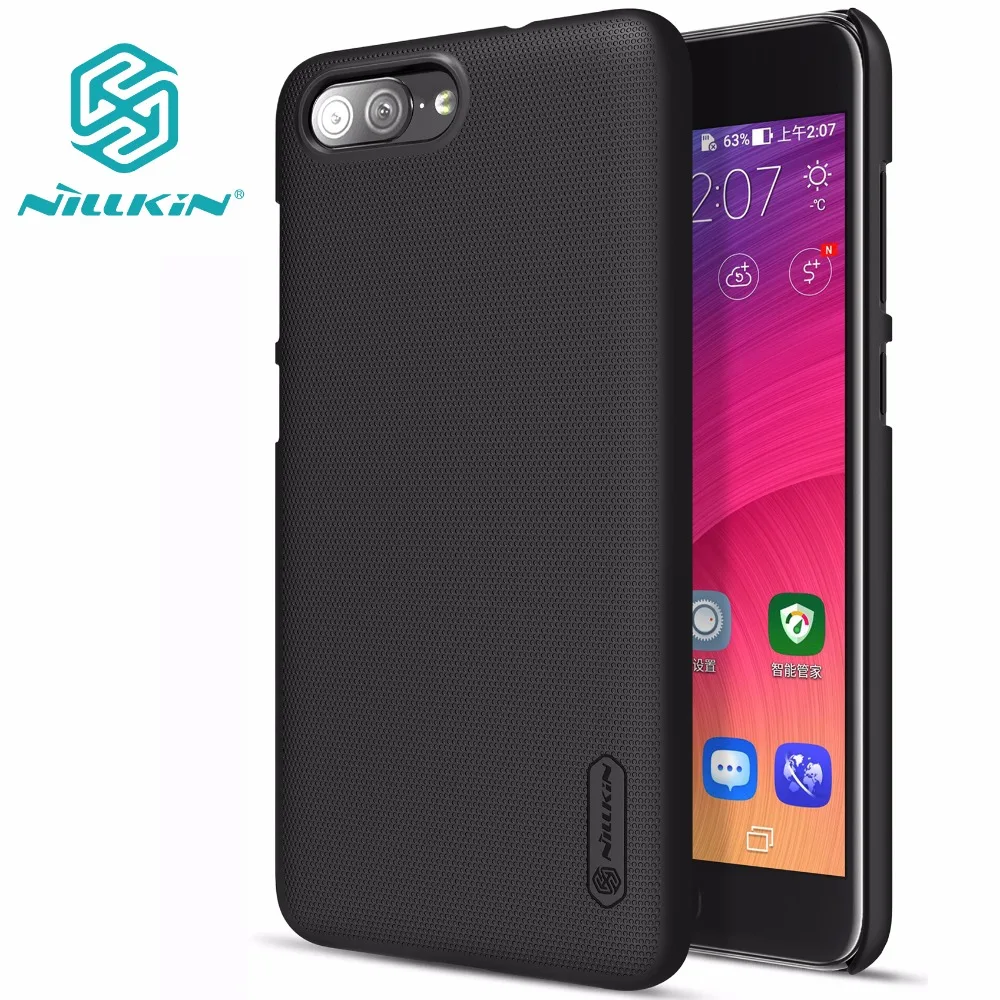 Asus Zenfone 4 Max ZC554KL case Plus ZC550TL NILLKIN Super Frosted Shield matte hard back cover+free screen protector | Чехлы для