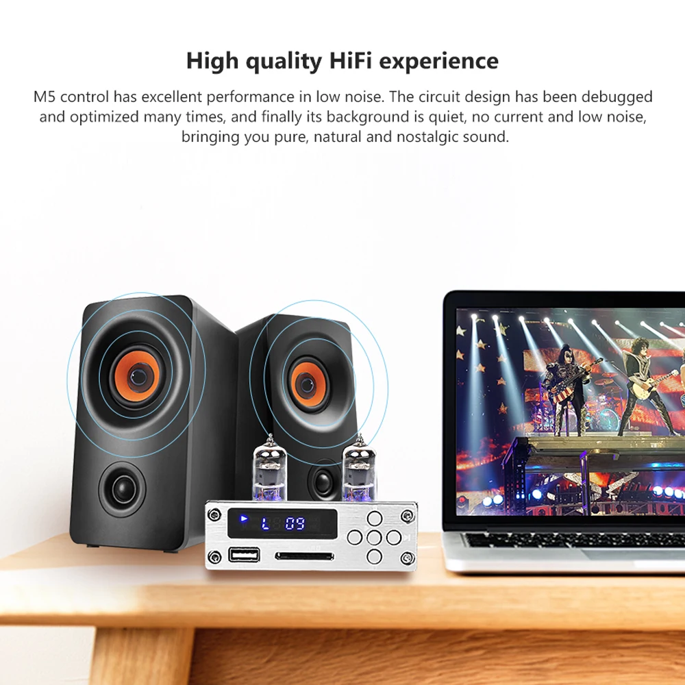 PJ. MIAOLAI HIFI 6J1 ламповый предусилитель MP3 без потерь Музыкальный плеер декодер