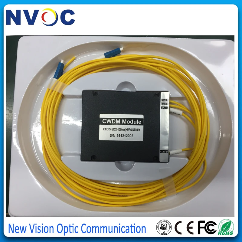 1 * 6Ch мультиплексор Mux/Demux CWDM с 70 см 2 ММ LC/UPC и COM портом без UPG 6ch ABS Box Type для