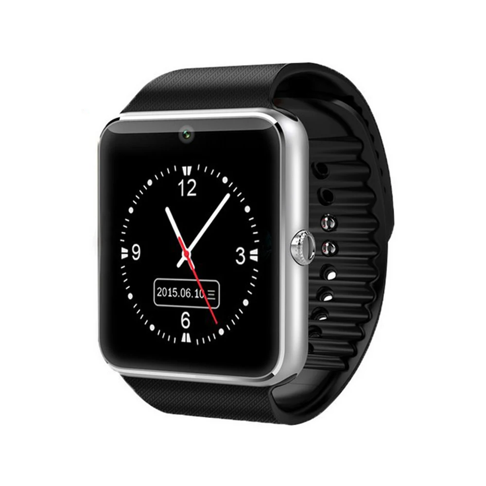 

Explosion GT08 products Bluetooth smart wrist watch waterproof compatible andriod system QQ WeChat smart wear watch