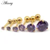 Gold-Purple CZ