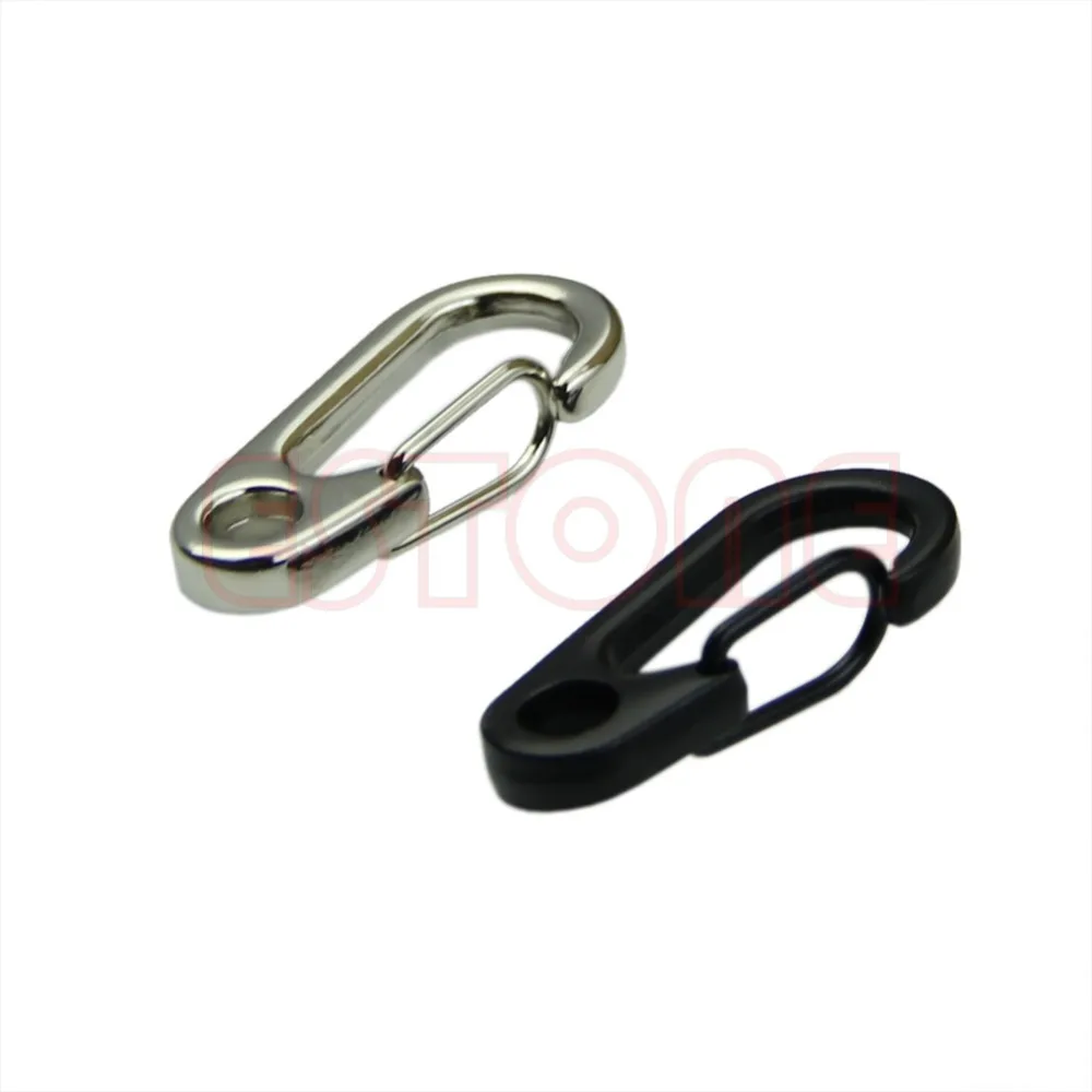 

4pcs/lot Stainless Steel Split Keychain Key Ring Clasps Clips Hook
