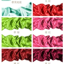 10yard/lot 1,5 м свадьба фон в ширину лед шелк ткани одежда для свадьбы, дня рождения украшения атласная ткань DIY Шторы ткань