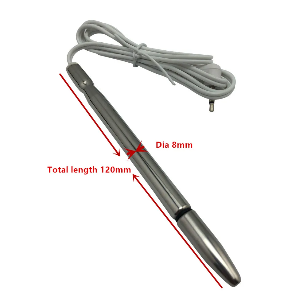 Electric wave physical shock therapy device stainless steel urethral catheter sound penis plug massager electro sex toys