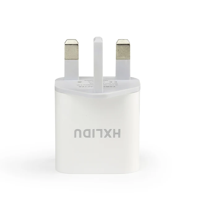 UK Plug 5V 2A 2USB Output phone Travel Charger Adapter Compatible