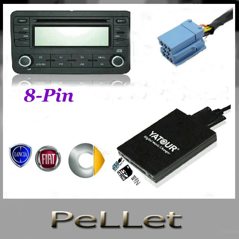 Car Stereo Adapter Mp3 Aux Bluetooth Interface Cd Changer For Smart 450