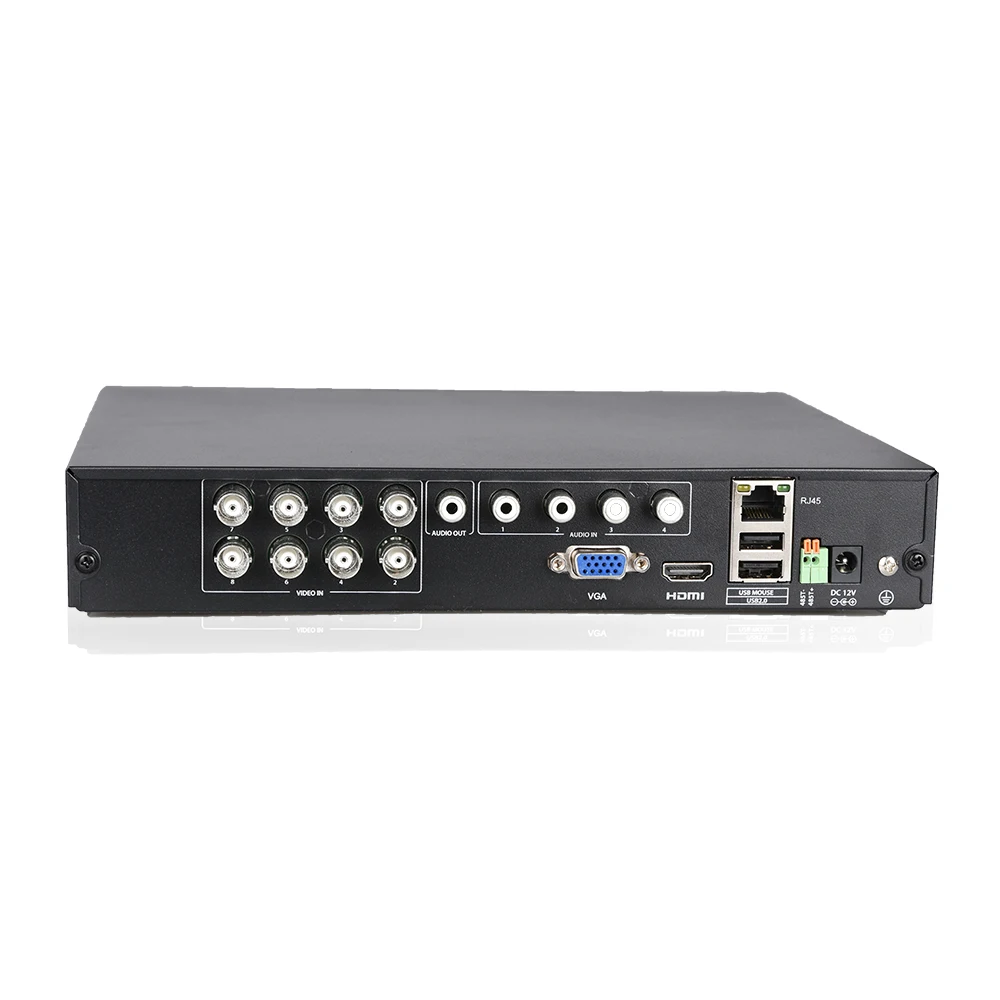 Камера видеонаблюдения 8 каналов AHD 1080N DVR IP NVR TVI CVI аналоговый 5 в 1 гибридный HVR HDMI 3G