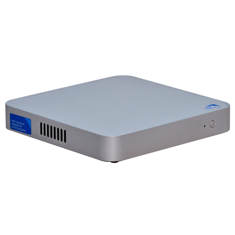 Fanless Mini PC,Intel Celeron 1007U,Windows 10/Ubuntu,Silver,[HUNSN BM08L],(WiFi/VGA/1HDMI/6USB2.0/1LAN/1,2COM Optional