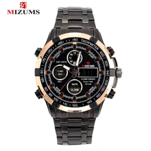 Роскошные брендовые кварцевые часы мужские водонепроницаемые черные стальные цифровые спортивные мужские часы с японским механизмом военные relogio masculino