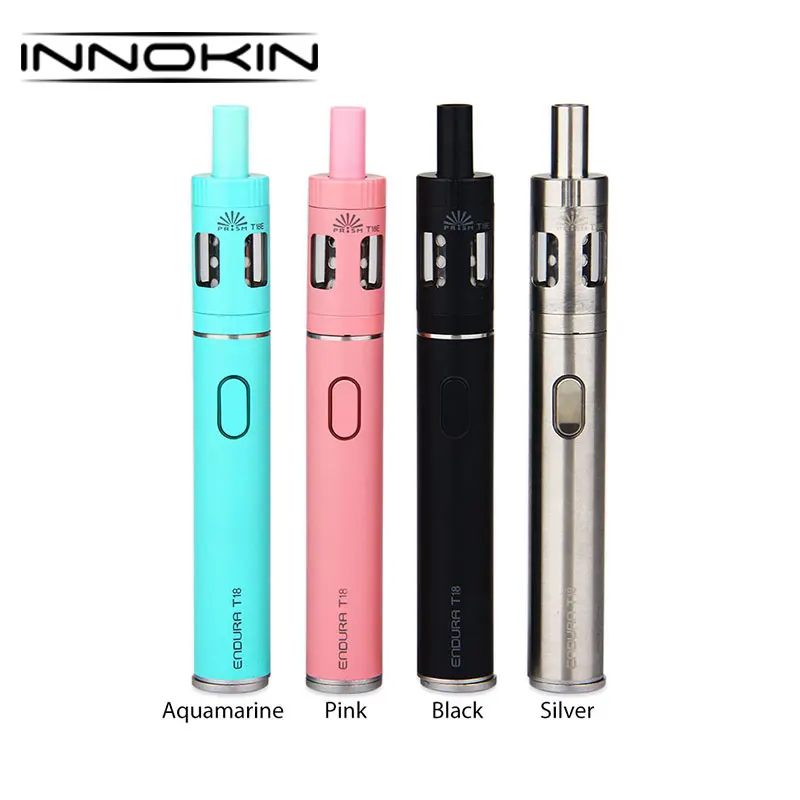 

New Innokin Endura T18E Vape Kit 1000mAh and 2ml Prism T18E Tank TPD extra Coils 1.5ohm T18 Starter Kit Electronic Cigarette