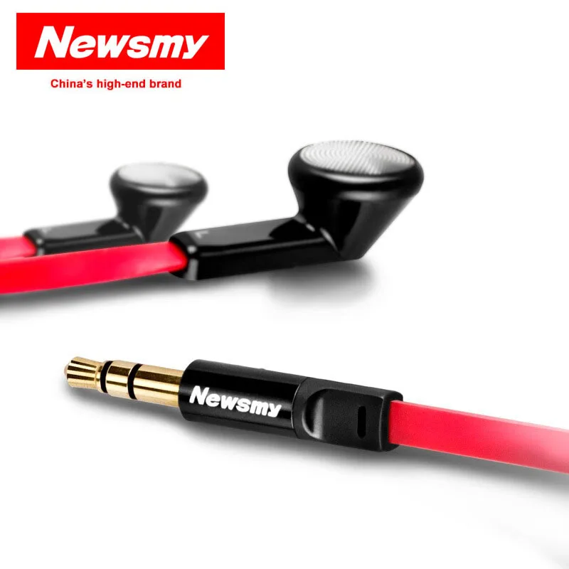 Newsmy PT880 HiFi Earphones 3.5mm jack for HD Mobile Phone Stereo Earbuds DJ Universal Wired Headset XBS BASS Xiaomi | Электроника