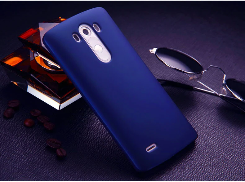 Матовая Пластик Coque 5.5For Lg G3 чехол для Lg G3 D855 D856 D857 D859 телефона чехол-лента на заднюю панель