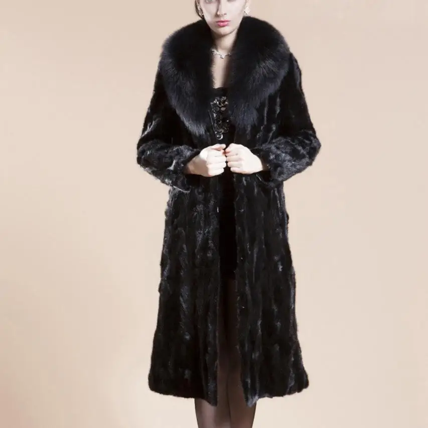 

JAYCOSIN faux fur coat women Womens Winter keep Warm Long Coat Jacket Faux Fur Plus Size Parka Outwear Cardigan j15