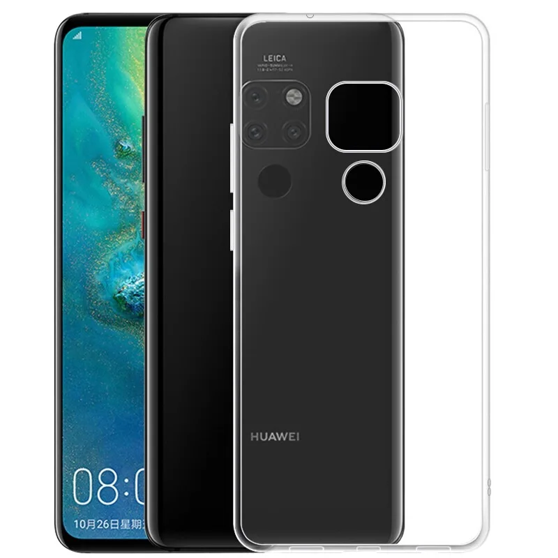

New Rubber TPU Silicone Soft Back Cover Case For HuaWei Mate 20 Case For HuaWei mate 20 pro Mate RS Nova 3E Nova3 Nova 3i Case