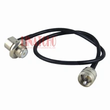 50 см RG58U PL259 мужской штекер uhf и SO239 мобильного verhical автомобиля двухстороннее радио антенна кабель